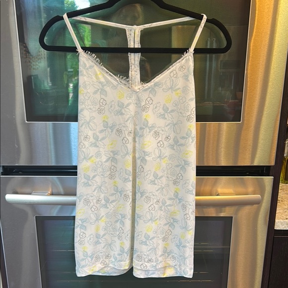 Nanette Lepore White and Yellow Chemise‎ with Floral Design - Picture 1 of 6
